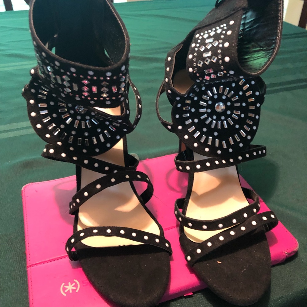 Meilikelin Rhinestone Heels